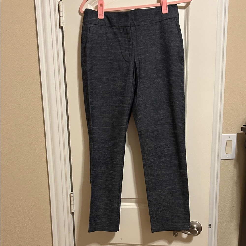 LOFT Dark Blue Gray Pants style Julie size 2